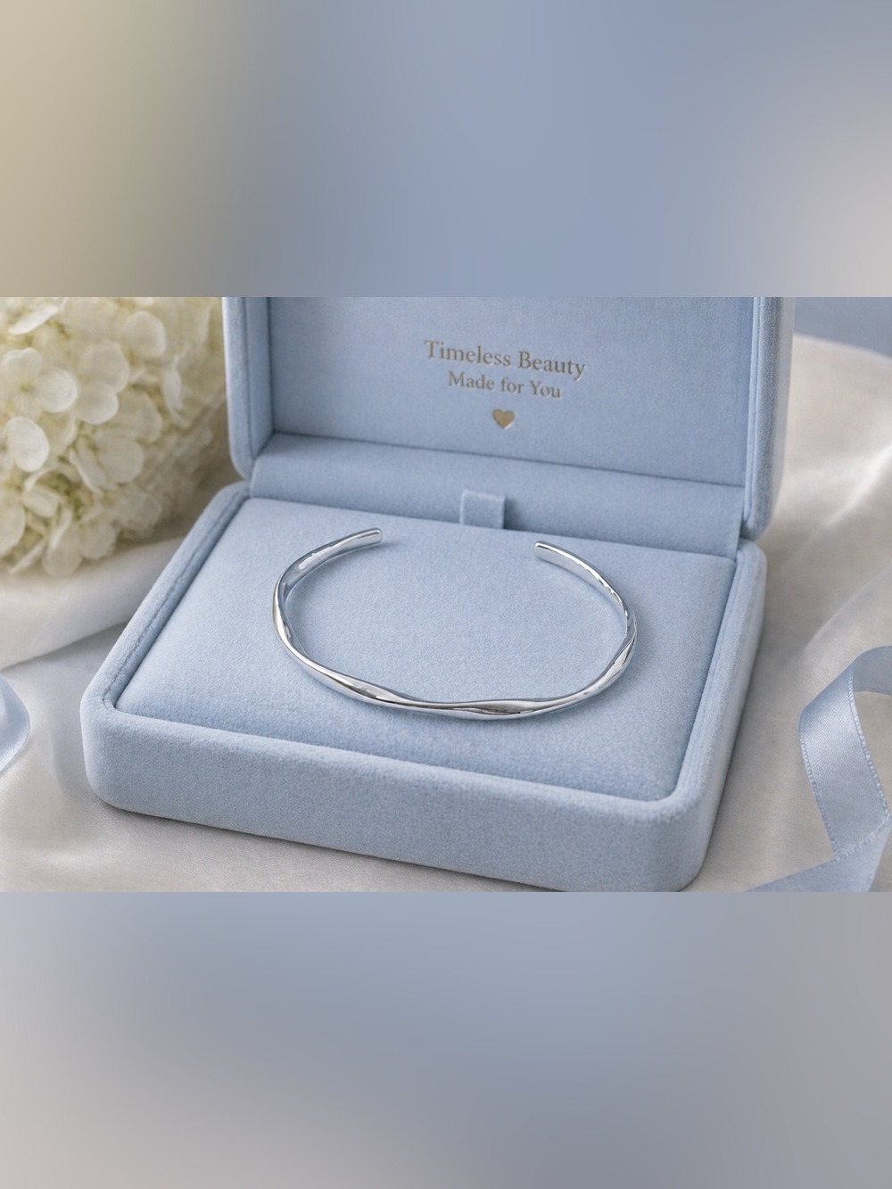 Silver Unisex Bracelet Adjustable